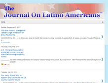 Tablet Screenshot of journalonlatinoamericans.com